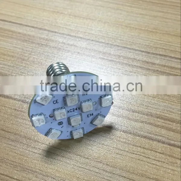 RGB Auto E14 AC24V Amusement Light Amusement Rides Led Light