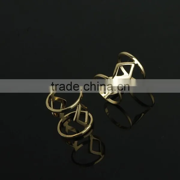 Fashion Brand Hollow Imitation Finger Ring Custom photo-3
