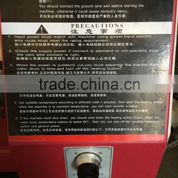 Oil Heating Roller Sublimation Heat Transfer Machine for Textile photo-4
