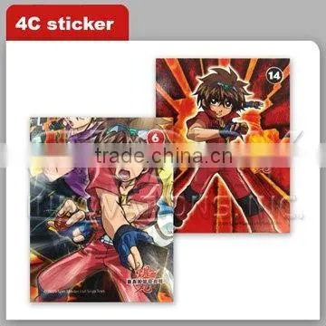 4C UV Printing Sticker