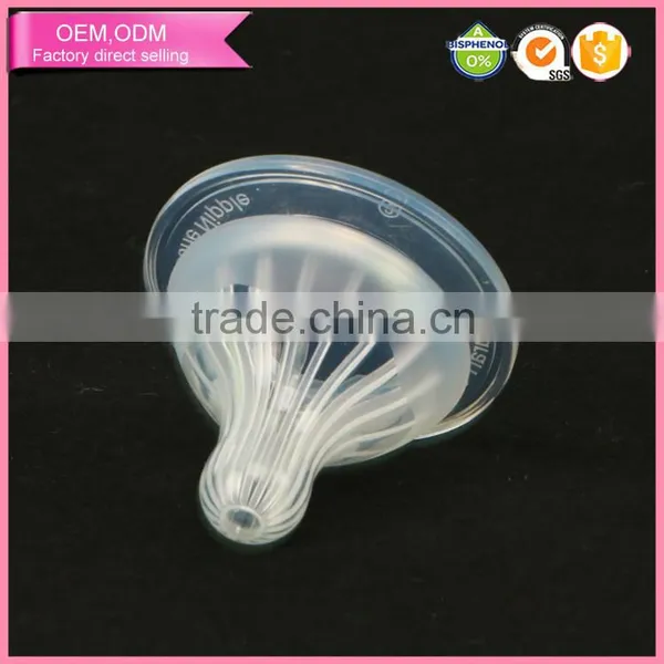 Realistic Liquid Silicone Nipple for Baby Wide Neck Feeding Bottles photo-2