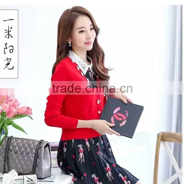 Handmade Women Colorful Knitted Sweater Models photo-2