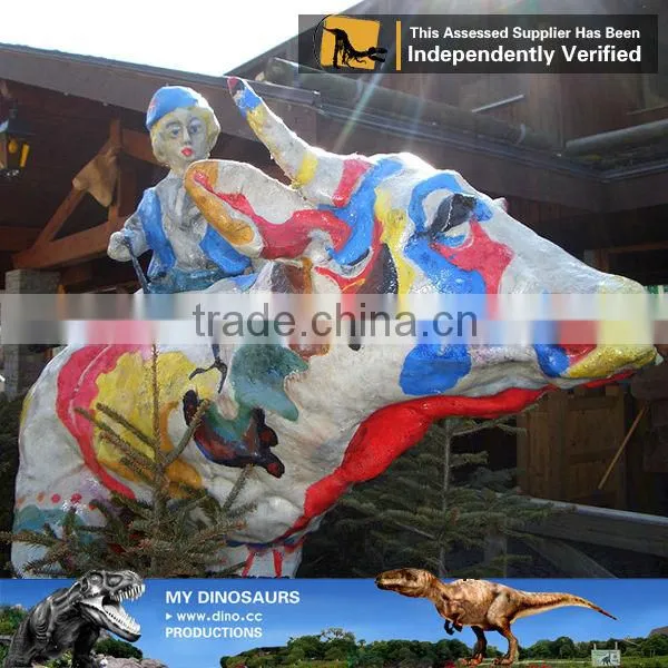 My Dino-C041 Brand New Attractive Animal Sculpture Model Cow photo-2