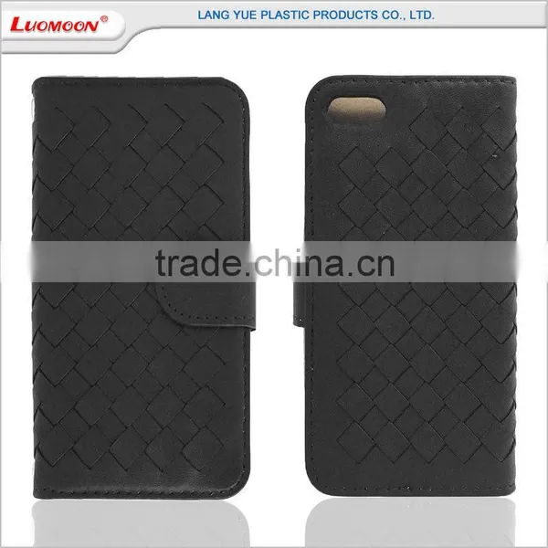 Unblackable Handmade Woven Patttern Leather Flip Cover Wallet Case for lg Zero g4 Stylus LG FLEX 2/VU 4 photo-2