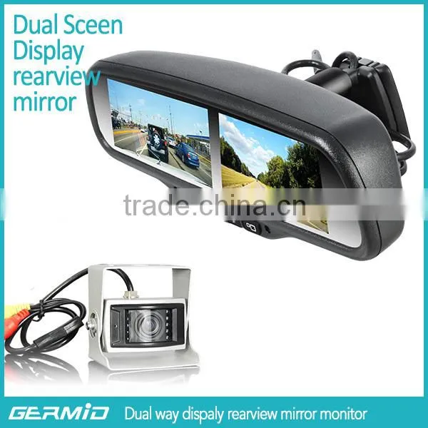 Carmera Car Monitor Vehicle Rear View Mirror Monitor China Suppler Four Back up Camera Dispaly photo-3