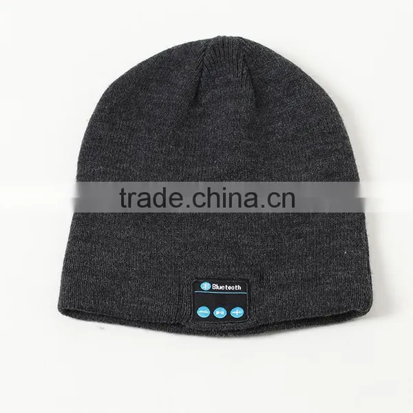 Bluetooth Beanie Hat,Winter Outdoor Sport Premium Knit Cap With Wireless Stereo Headphone photo-5