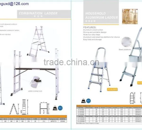 3*8aluminum Draw Ladder/Combination Folding Aluminum Ladder/aluminum Ladder /steps Ladder photo-2