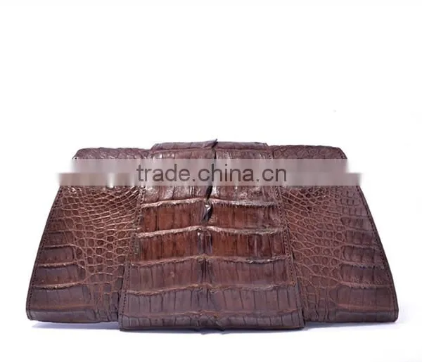 Genuine Crocodile Leather Handbag Handmade Women Purses Clutch Bag Wholesale photo-2