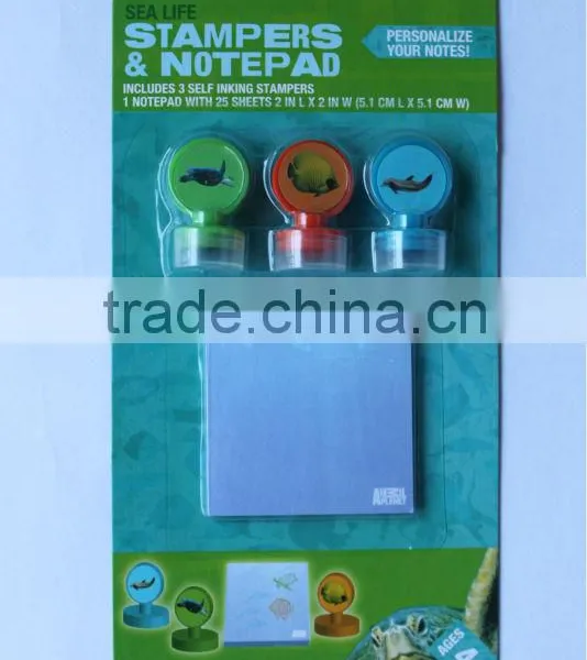 Kids Stampers and Notepad Stationery Set for Kids Office Stationery Set photo-2