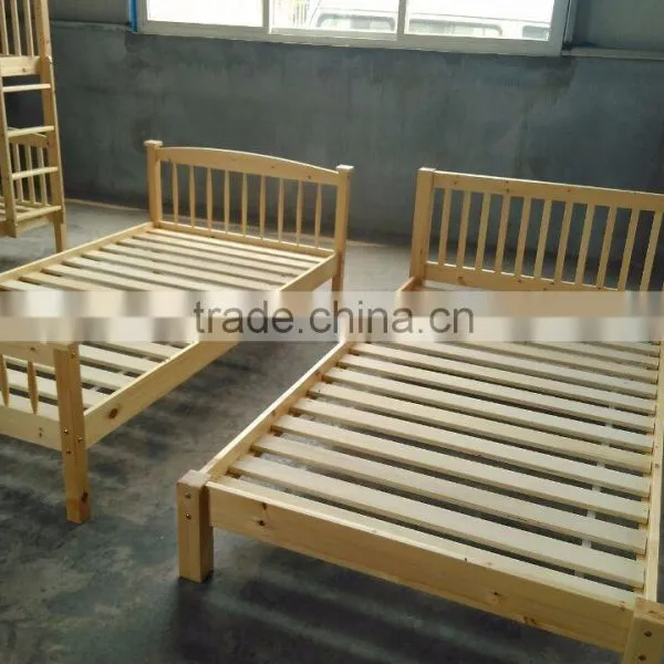 Super soild wood single bed/single bed price