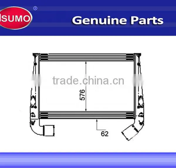 Car Intercooler/Auto Intercooler/High Quality Intercooler 1365209/1400937/1516489 For SCANIA
