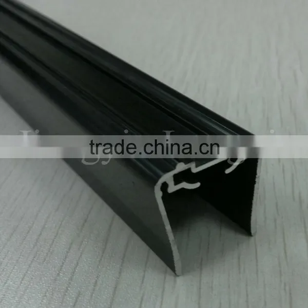 Black Anodized Aluminum Decoration Profile