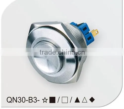30mm Push Button Switch With Connector , Switch Socket With Cable photo-3