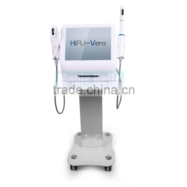 New Product 2 Handles Face Lifting Hifu Vaginal Tightening Machine With CE photo-2