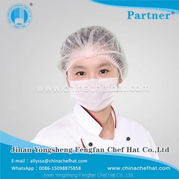10g Non Woven Mop Cap White/ Blue/black/green Hairnet( Single Elastic) photo-5