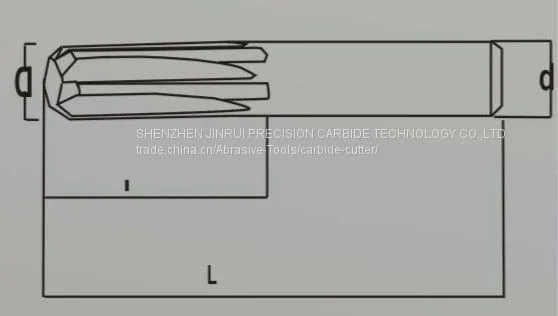 Customized Solid Carbide Straight Flute Reamer For Steel photo-3
