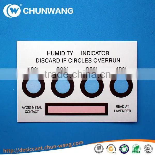 5%-10% -60% Indicator Cards Humidity In Stock photo-3