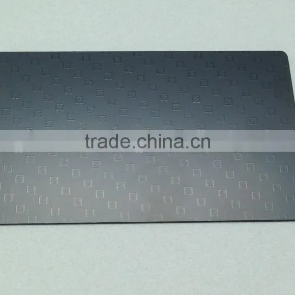 Fashion Matte Surface VIP Card Metal Card With Black Plating photo-3