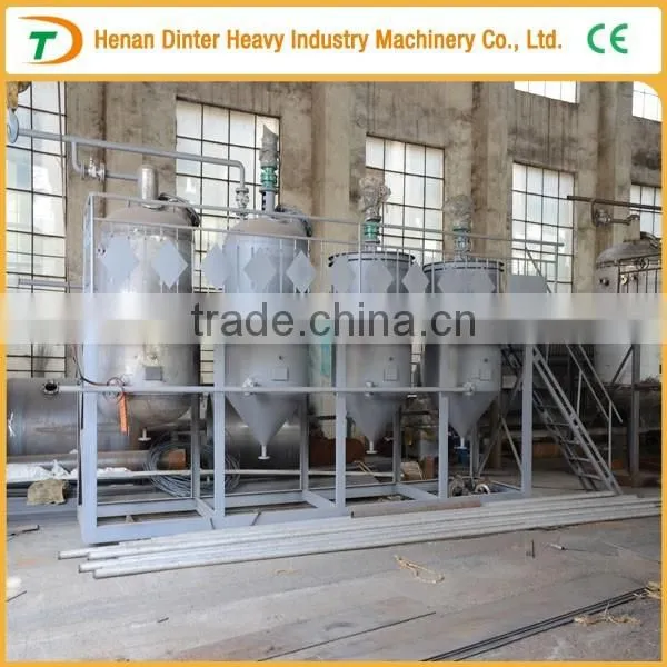 High performance machine to refine vegetable oil plant
