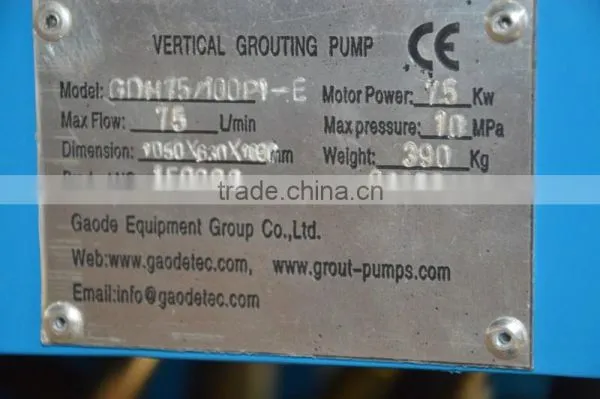 OEM Supplier Advanced Technology Piston Grouting Pump for Civil Engineering photo-4