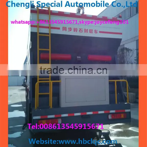 Asphalt Synchronous Chip Sealer,Distribute Bitumen And Aggregate,Chipping Machine photo-4