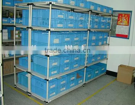 Galvanized Pipes Black Steel Pipe Lean Tube Pipe Rack System Supplier photo-2