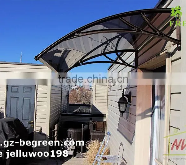 Solid Pergola Outdoor Door Window Awning Canopy Polycarbonate photo-4