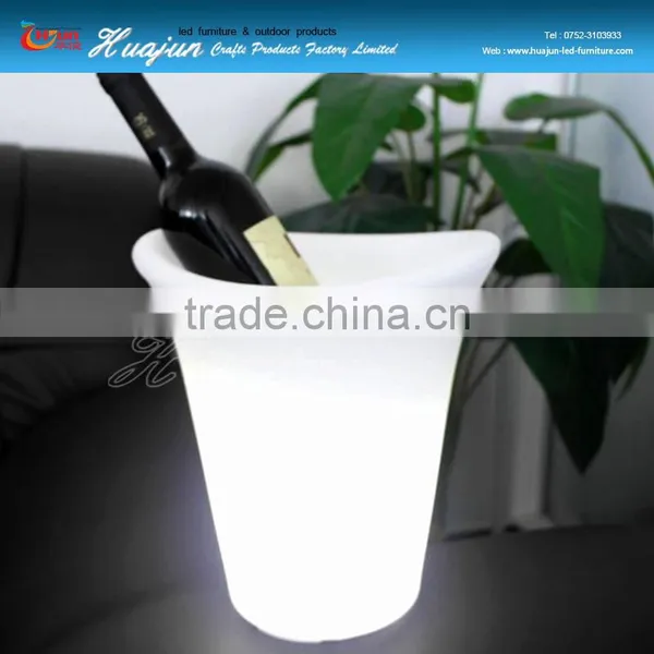 Led Decoration Furniture/Rotomolding Plastic Hot Sale LED Ice Bucket / Led Bar Bucket photo-5