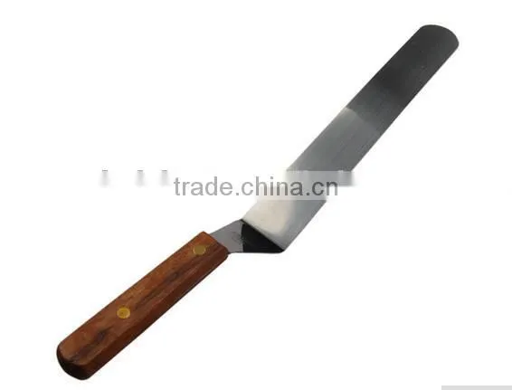 CY196 Hot Sale 10'' Wood Handle Staniless Steel Bread Knife Butter Knife photo-3