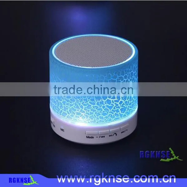 RGKNSE High Quality LED Speaker 300mAh Wireless Bluetooth Speaker With LED Light Brass Mini Speaker photo-5