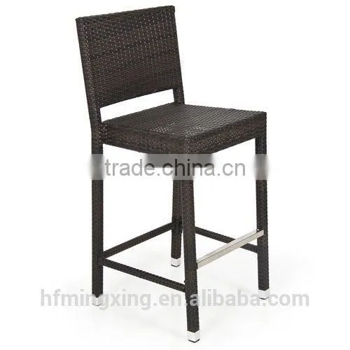Outdoor Wicker Barstool All Weather Brown Patio Furniture New Bar Stools photo-2