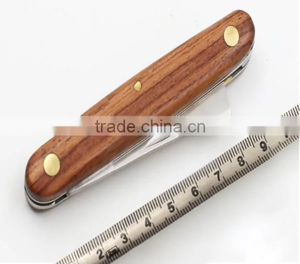 Grafting and Budding Folding Knife, Double Blade Agriculture Tool Knife photo-2