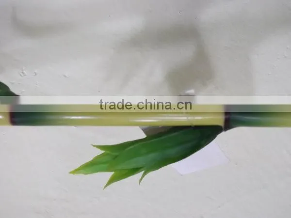 Artificial Lucky Bamboo Pole,real Trunk Bamboo Branches With Plastic Leaves photo-5