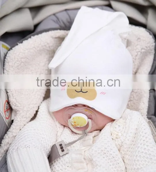 Child Sleep Hat Newborn Cap The Baby Kit Lens Cap Baby Cotton Cap photo-2