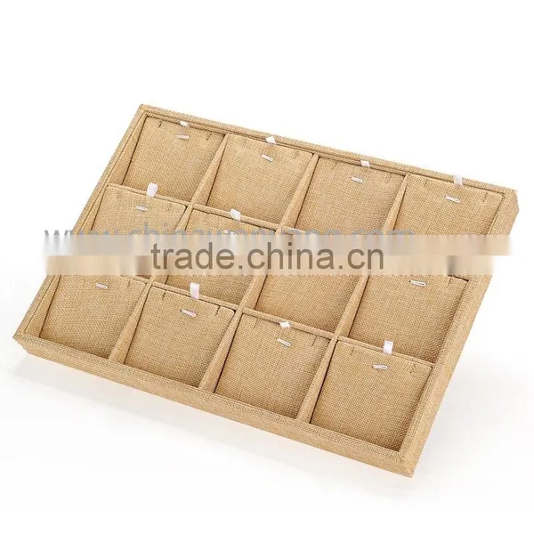 Linen Jewelry Display Neck Stands Jewelry Display Tray photo-4