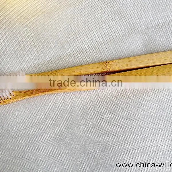 Natural Bamboo Toothbrush, Soft Bristle Toothbrush photo-2
