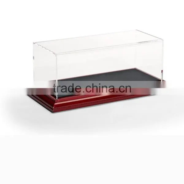 Cheap Transparent Acrylic Display Case With Wood Base photo-5