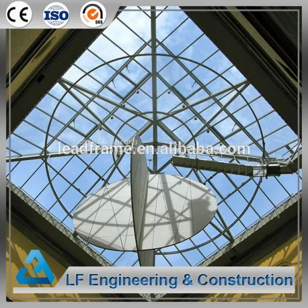Prefabricated Steel Glass Dome Roof Tublar Skylight