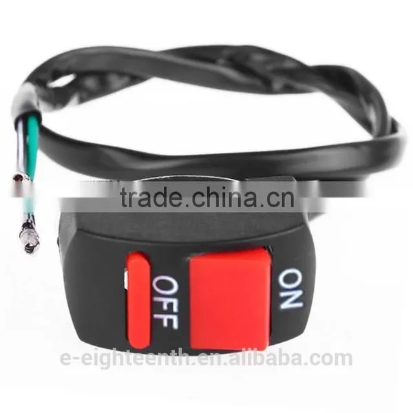 2017 Universal Handlebar Motorcycle Switch ON-OFF Button Switch For U5 U7 U2 HeadLight LED Angel Eyes Light Switch photo-2