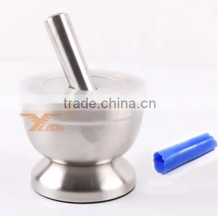 High Quality Stainless Steel Herbs Mill Mortar and Pestle photo-2