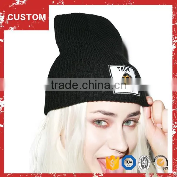 Custom 100% Acrylic Knit Beanie Hat , Knit Beanie photo-3