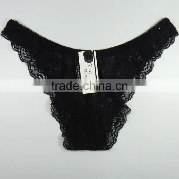 Yun Meng Ni Underwear Sexy Show Lingerie Girls Sexy Transparent Lace Bikini Panties photo-6