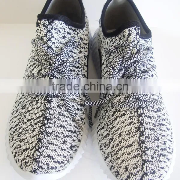 EVA Insole White and Black Mesh Upper Men Sport Shoes photo-2