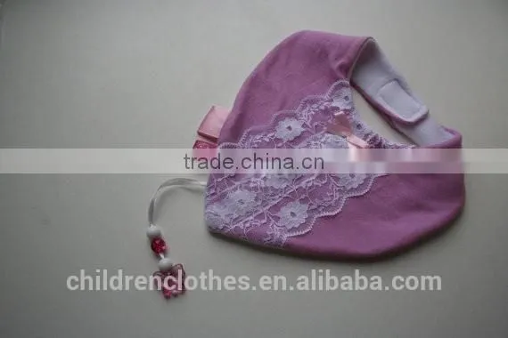 Yiwu Mingzhen Garment Factory Supply Kids Clothes Cheap Price Lace Baby Bib photo-3