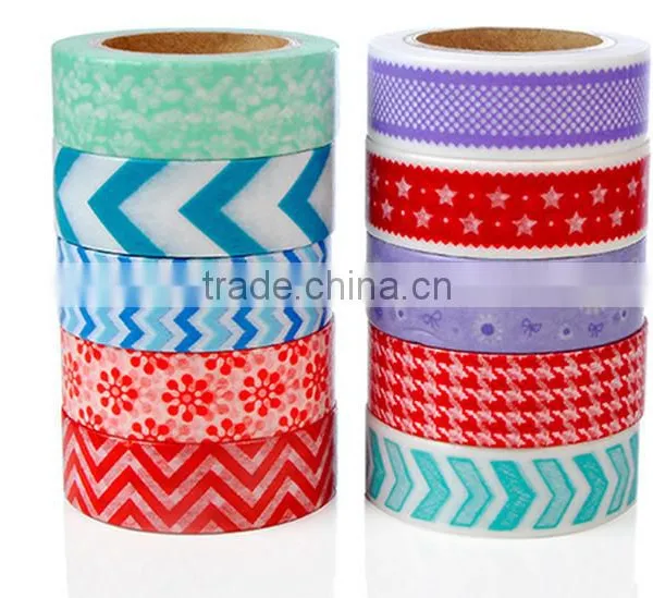 Chevon and Pokla Dot Washi Masking Tape Set photo-4
