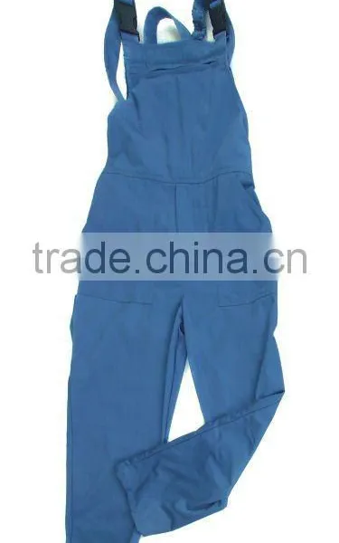 Twill Cotton/Polyeter Navy Blue Work Bib Trousers/Pants
