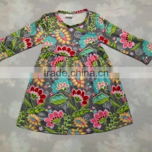 Boutique Remakes Baby Clothes Awesome Botanical Baby Dress Littler Girls Flutter Sleeve Pearl Dresses photo-2