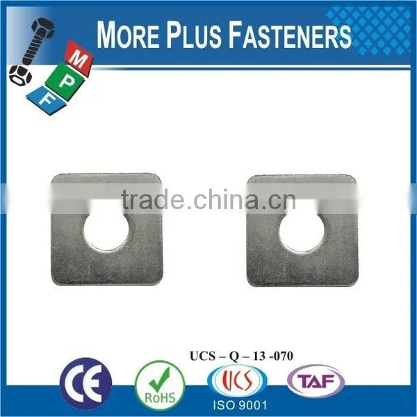 Made in Taiwan Carbon Steel High Quality Square Hole Flat Carriage Bolt Washer photo-3