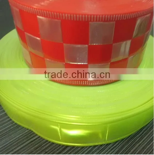 Color Custom Reflective PVC Tape Belt With EN471 Class 2 Standard photo-4