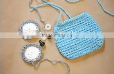 Hand Kntting Kit Crochet Animal Sets Crochet Owl Lovey Blanket Set photo-3
